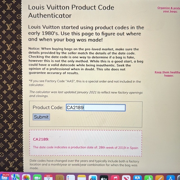 LOUIS VUITTON pouchette (Missing Strap) - Picture 5 of 5